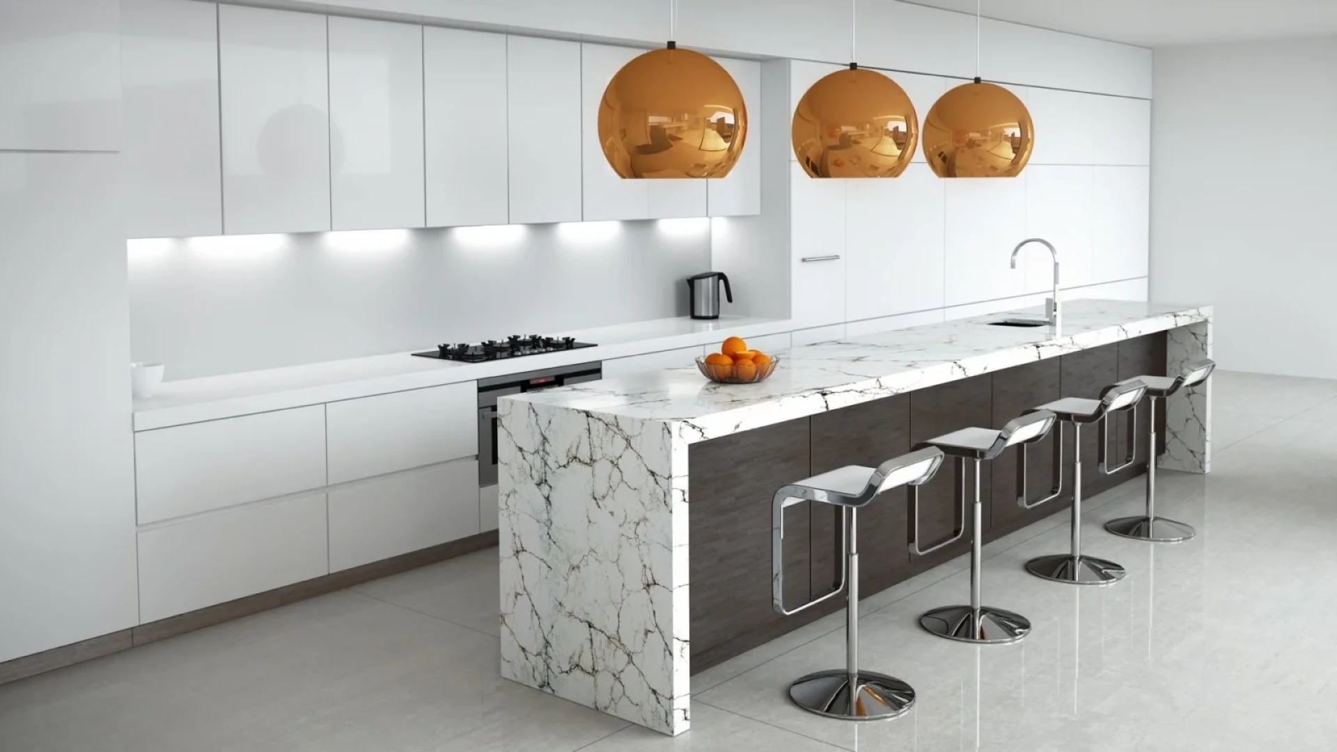 Choosing the Right Kitchen Worktop: Granite, Quartz, Porcelain or Marble?