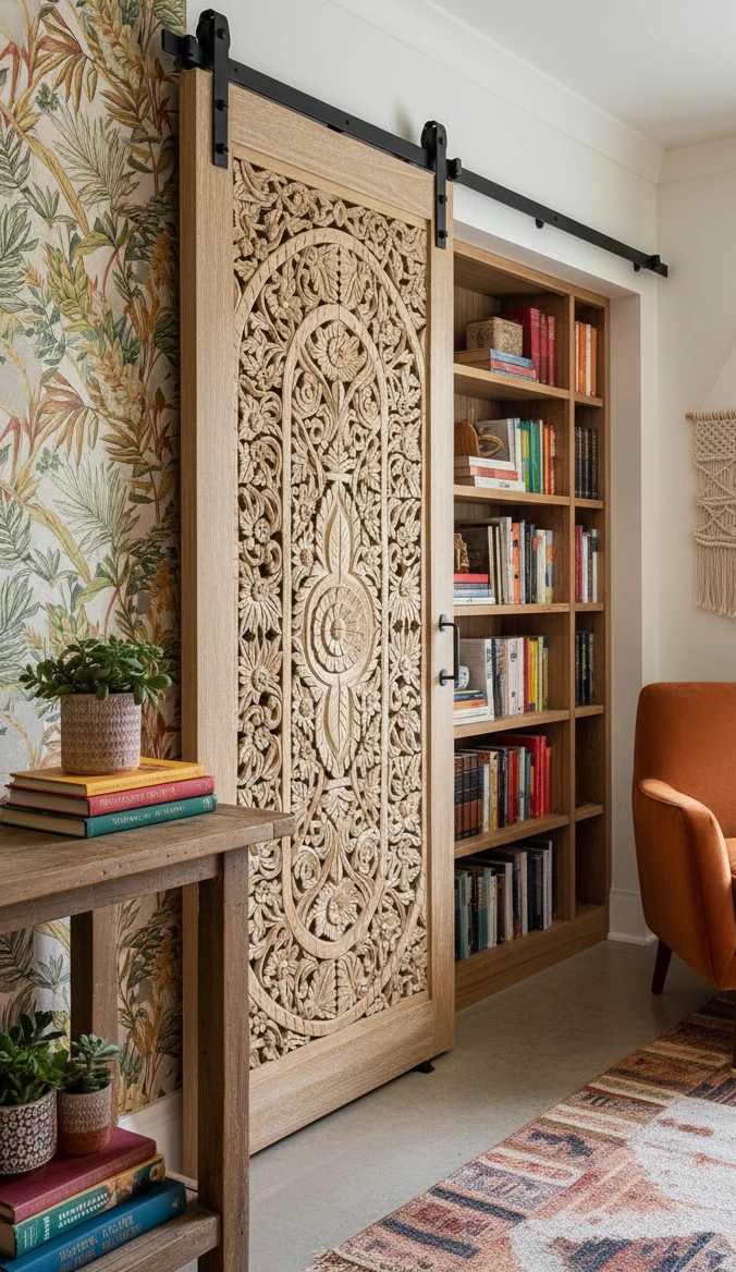 The Grounded Farmhouse: Hand-Painted Doors & Vintage Beauty