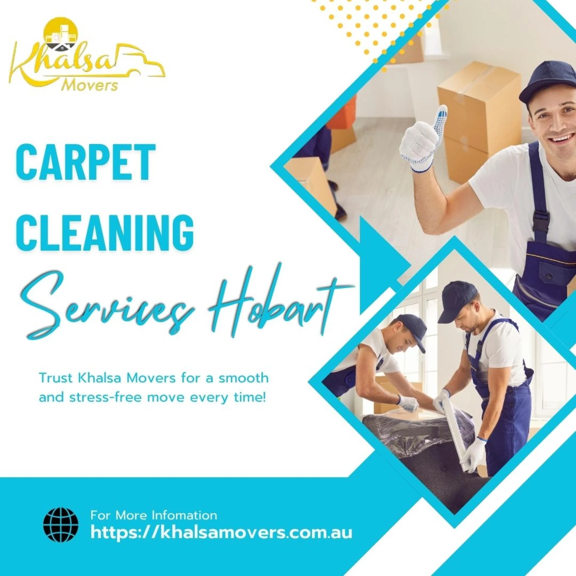Fresh Start: The Comprehensive Carpet Cleaning Services Hobart by Khalsa Movers.