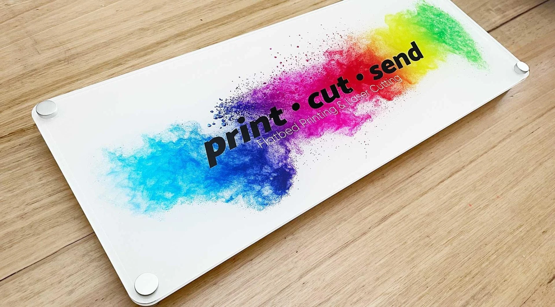 Showcase Your Brand with Acrylic Signs, Premium Pull Up Banners, and Round Table Cloths