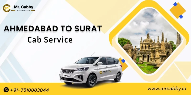One Way Cab from Ahmedabad to Surat | Round Trip Taxi From Ahmedabad to Surat 