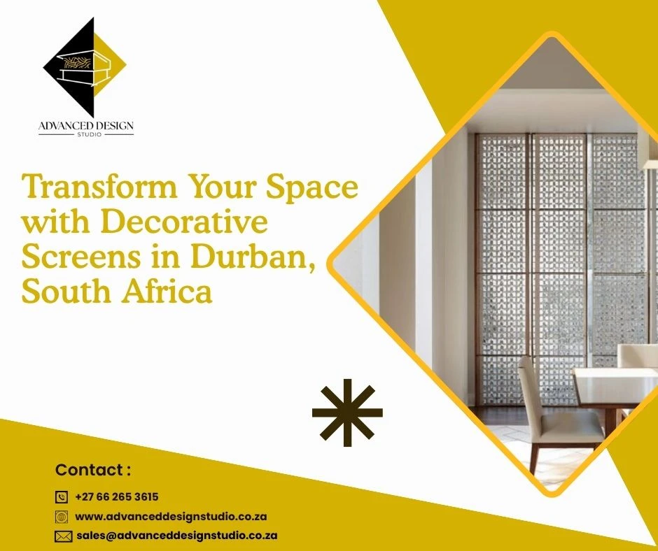 Transform Your Space with Decorative Screens in Durban, South Africa