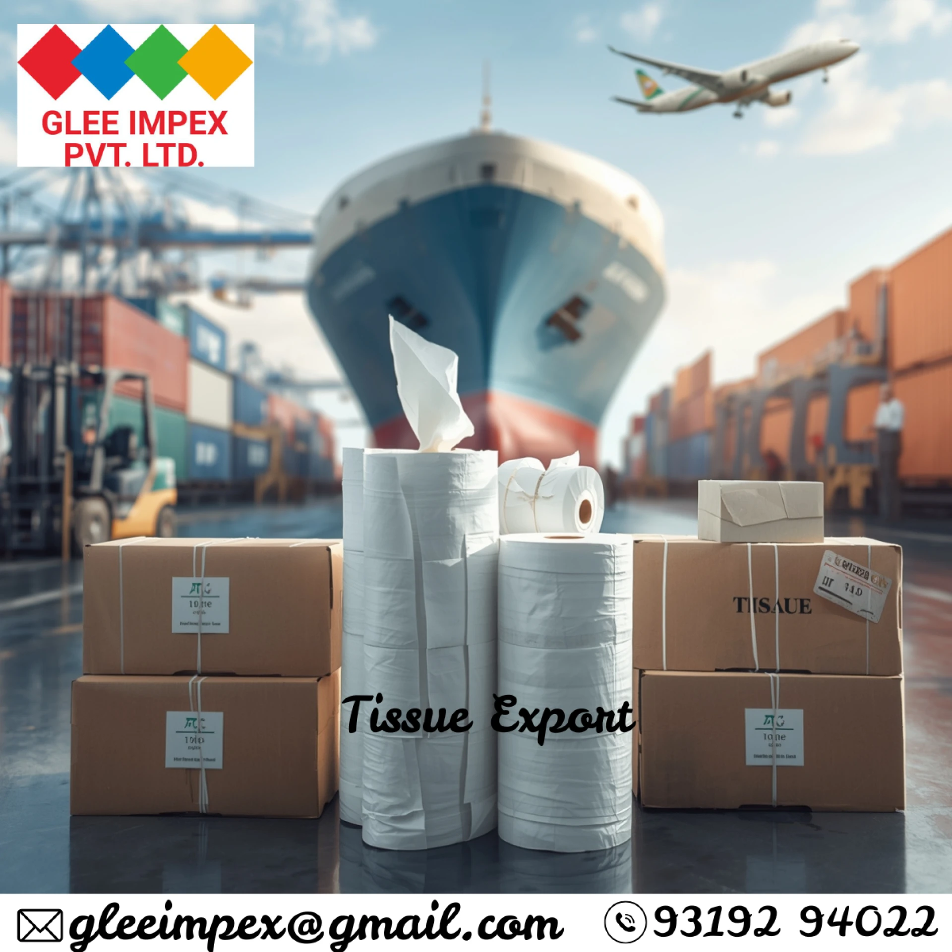 Glee Impex Pvt. Ltd. – Trusted Tissue Exporter in India Delivering Quality, Hygiene & Global Excellence
