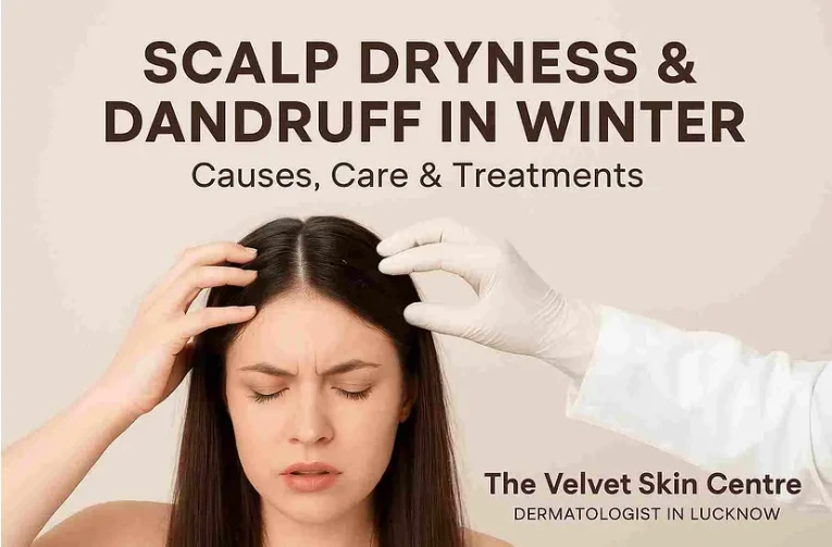Scalp Dryness & Dandruff in Winter: Causes, Care & Dermatologist-Approved Treatments in Lucknow