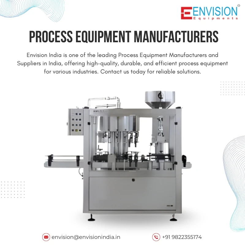 Trusted Process Equipment Manufacturers & Suppliers in India | Envision India