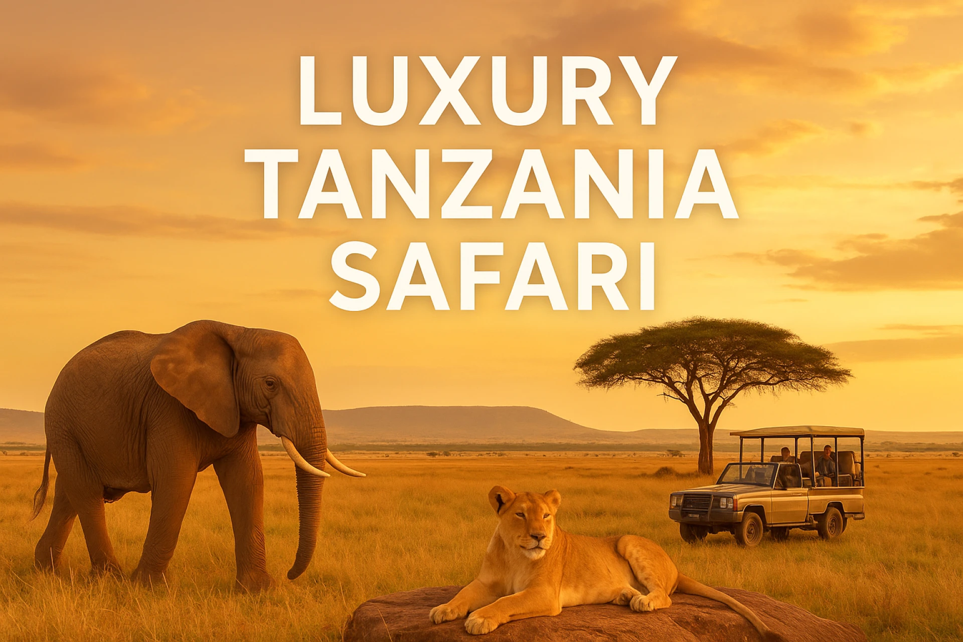 Luxury Tanzania Safari: Experience Africa’s Wild Side in Ultimate Style