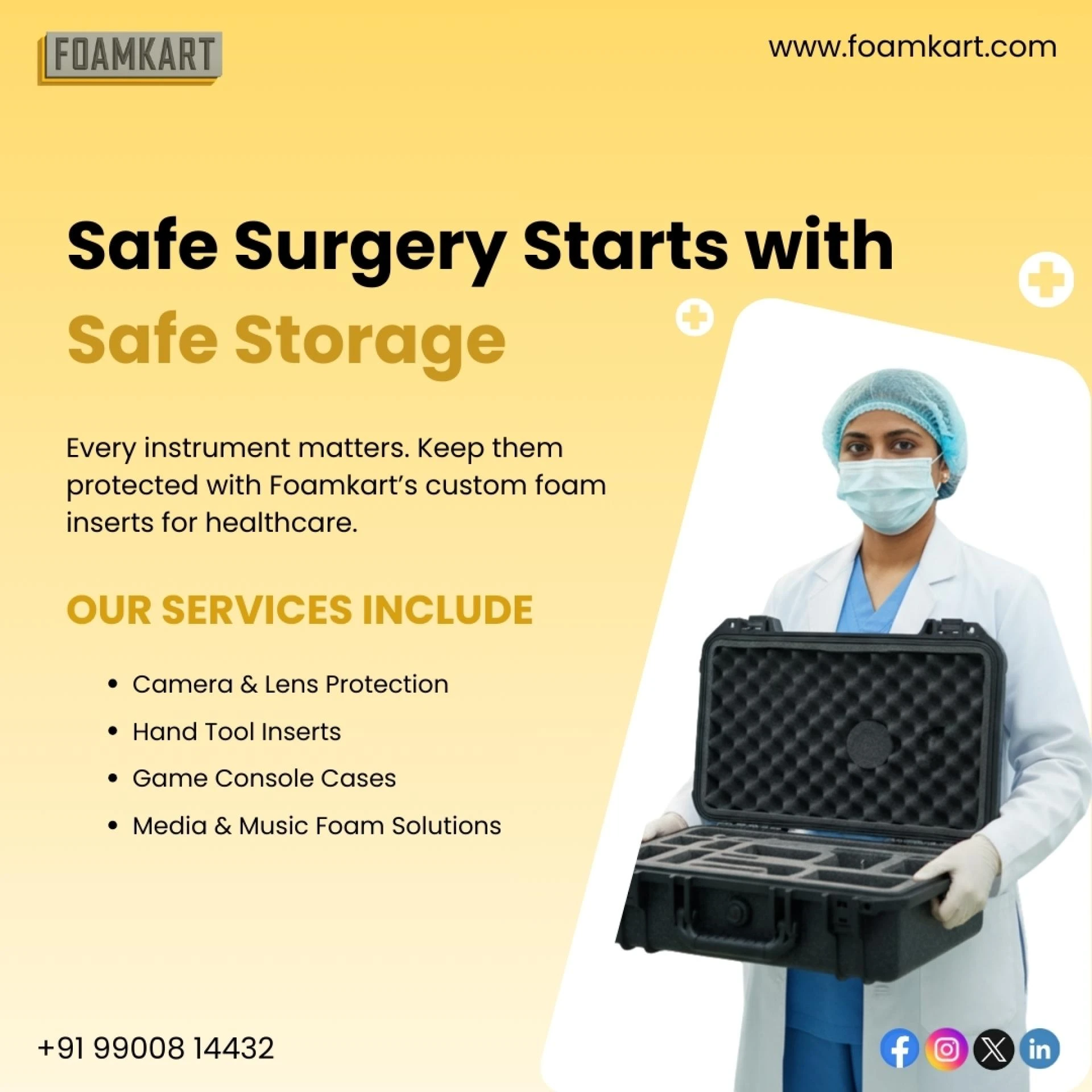 Why Foam Packaging Solutions Are the Backbone of Safe Healthcare Product Delivery | Foamkart.com