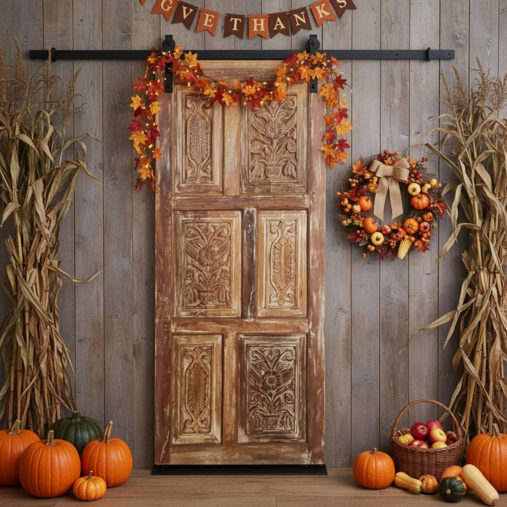 Farmhouse Country Style, Sliding Barn Doors