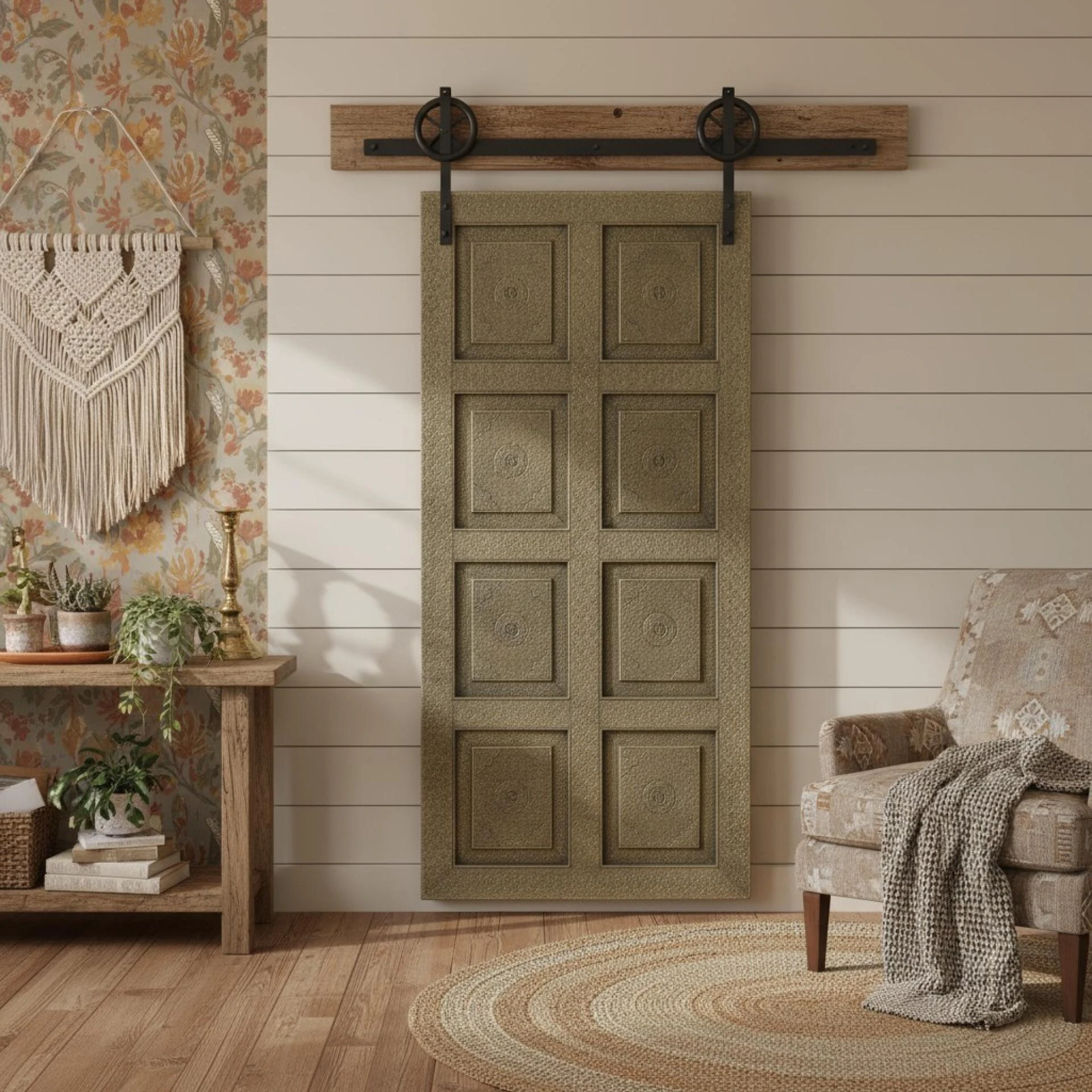Farmhouse Country Style, Sliding Barn Doors
