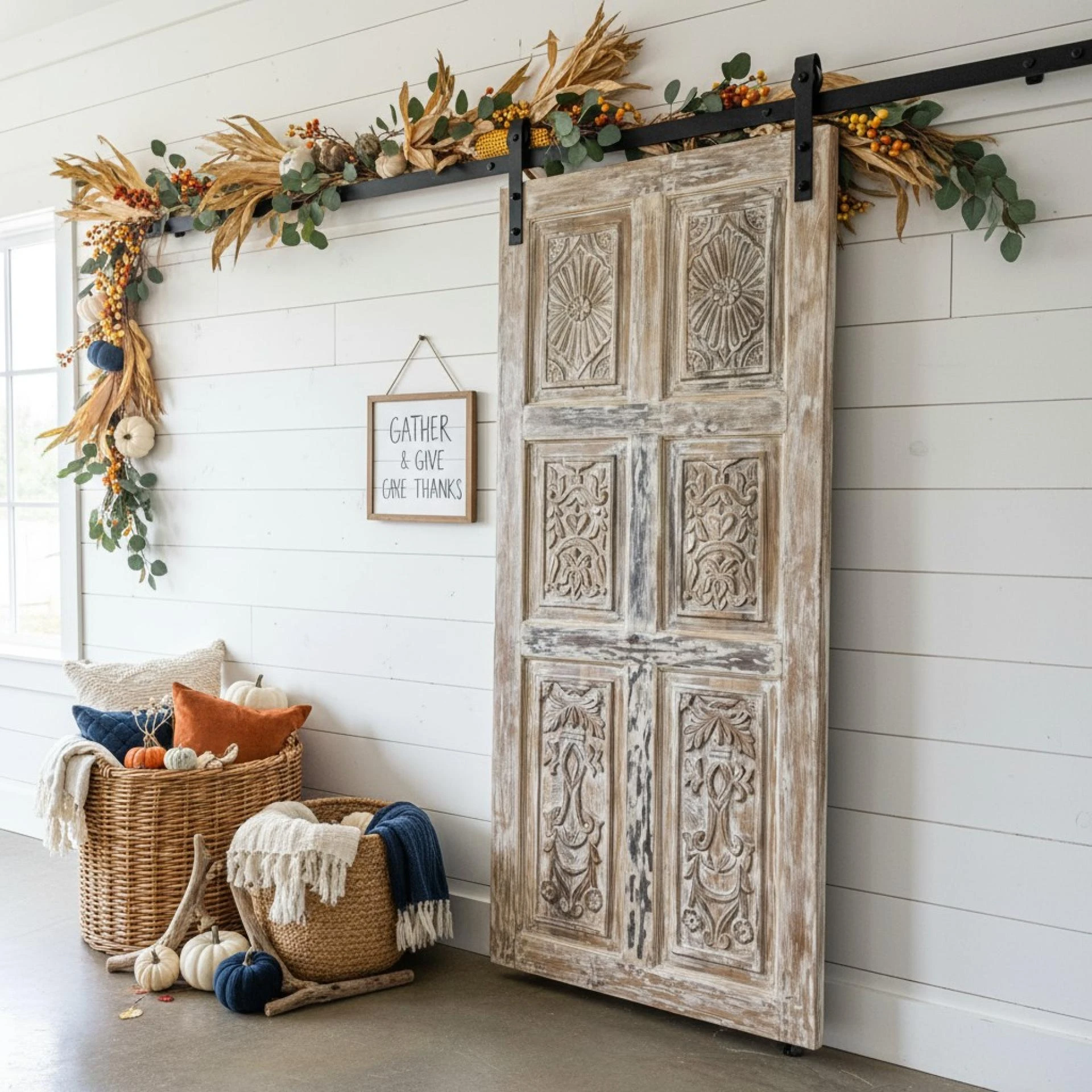 Farmhouse Country Style, Sliding Barn Doors