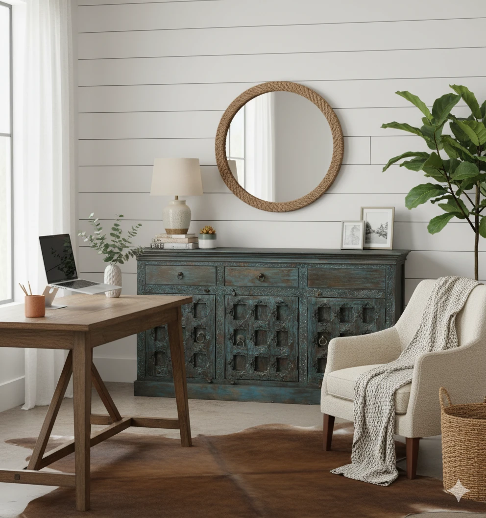 Vintage Furniture, Armoires, and Sideboards in Luxury Rentals: Curating Character and Charm