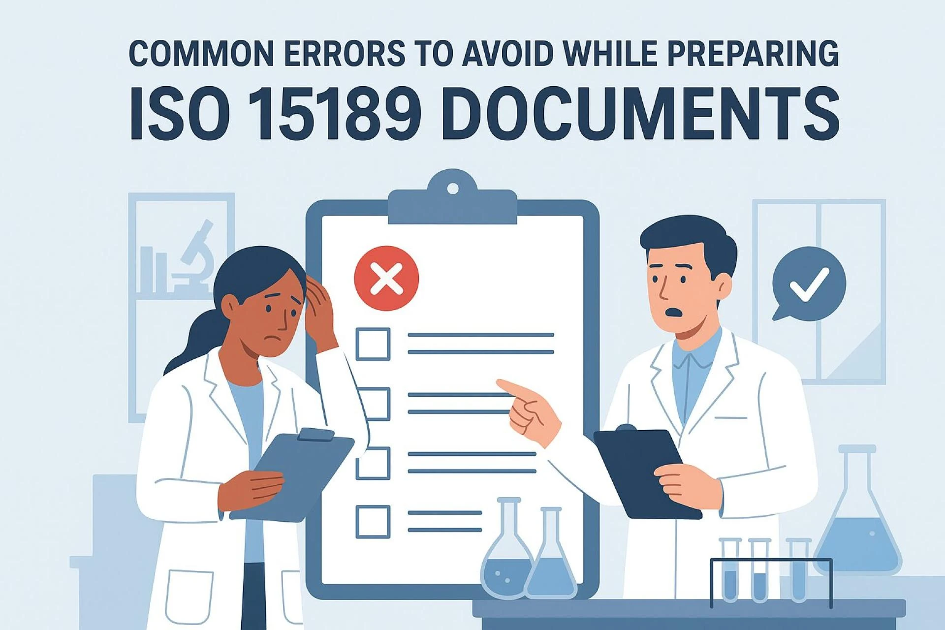 Common Errors to Avoid While Preparing ISO 15189 Documents