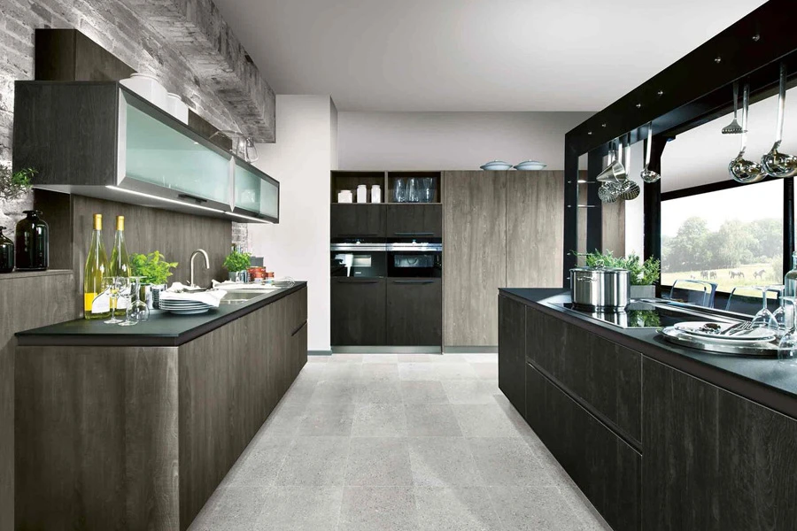 What is a suggested luxury modular kitchen?