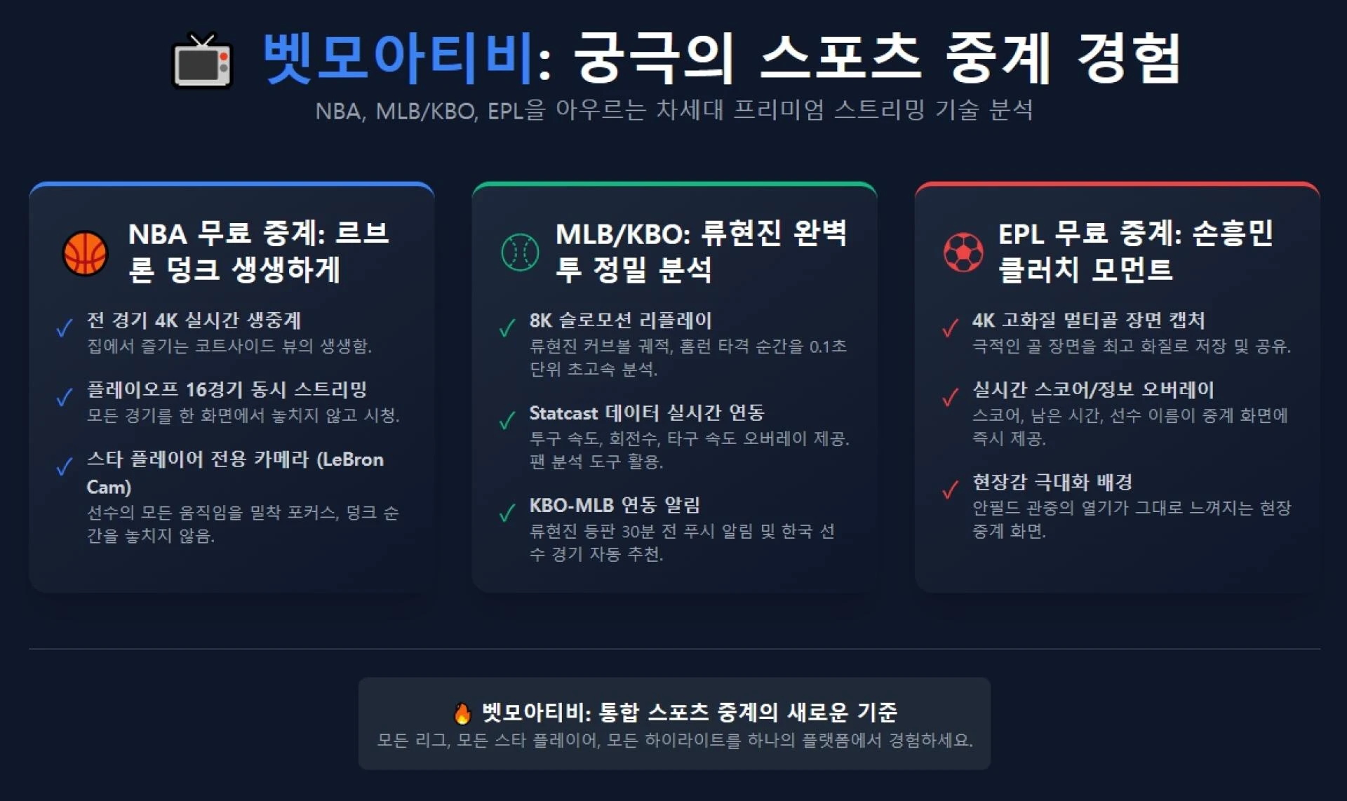 스포츠 중계 | 구글검색 벳모아티비 스타 플레이, 실시간 직관