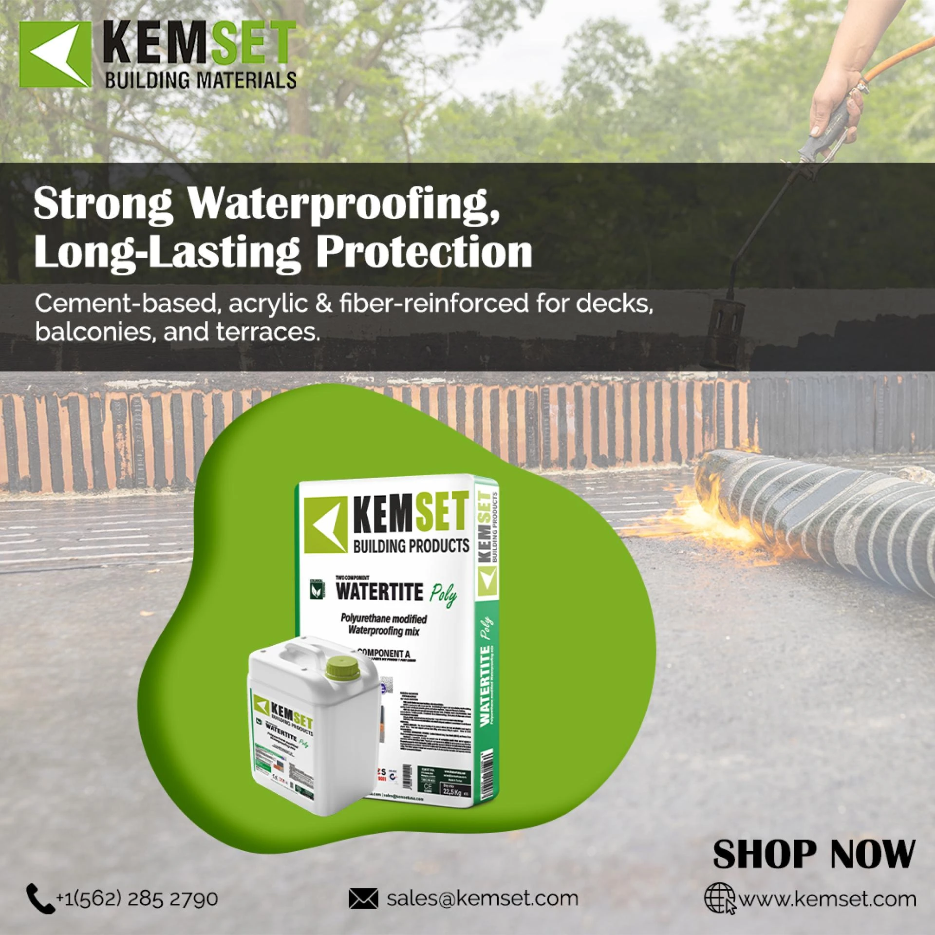 Waterproof Flat Roof Coating in USA | Plaster for Exterior Walls | Insulating Plaster Walls – Kemset Building Materials