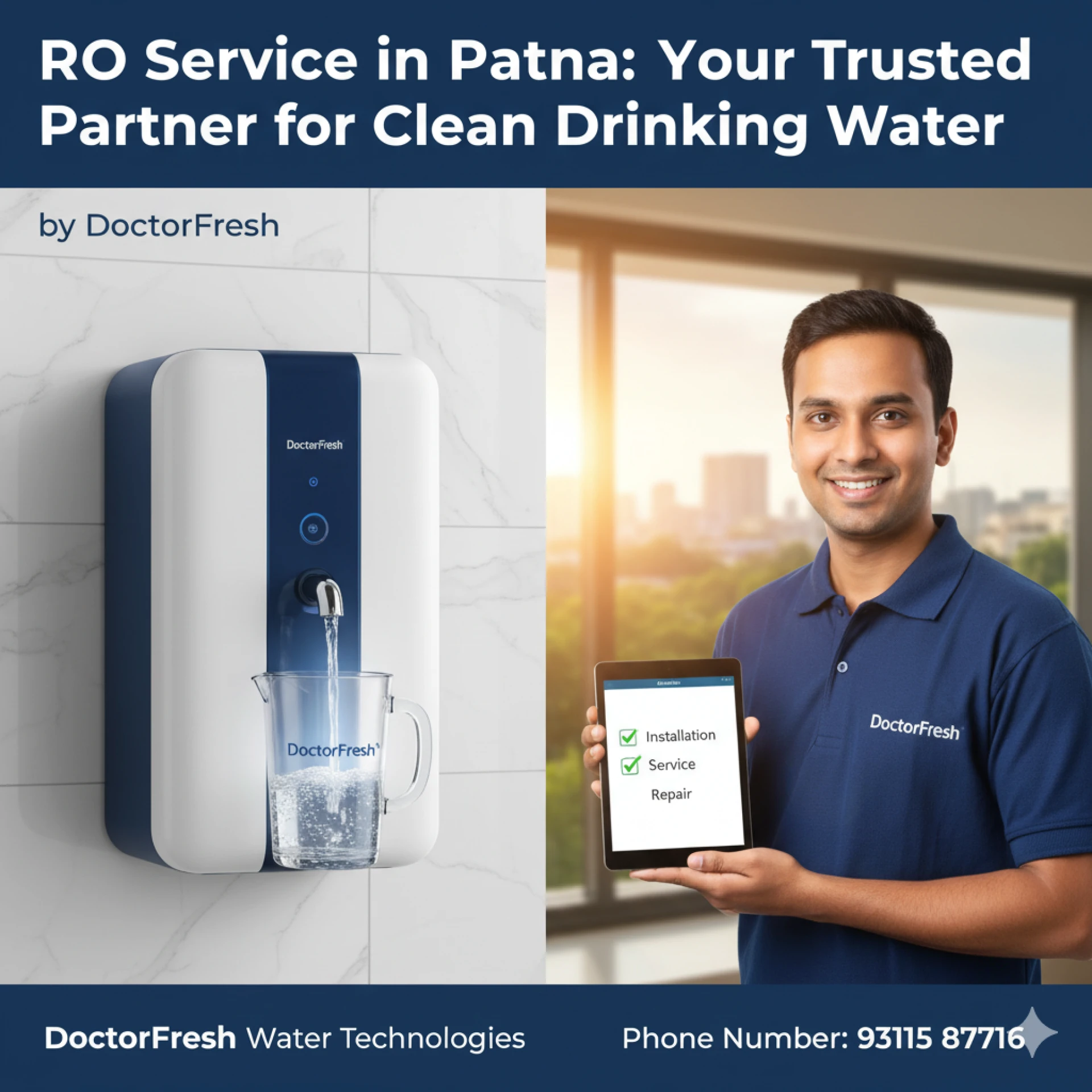 RO Service in Patna: Clean, Safe Drinking Water with DoctorFresh