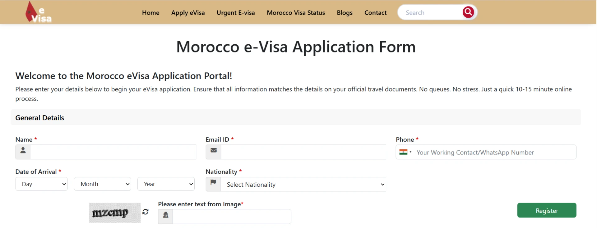 Moroccan visa requirements for Botswanan citizens