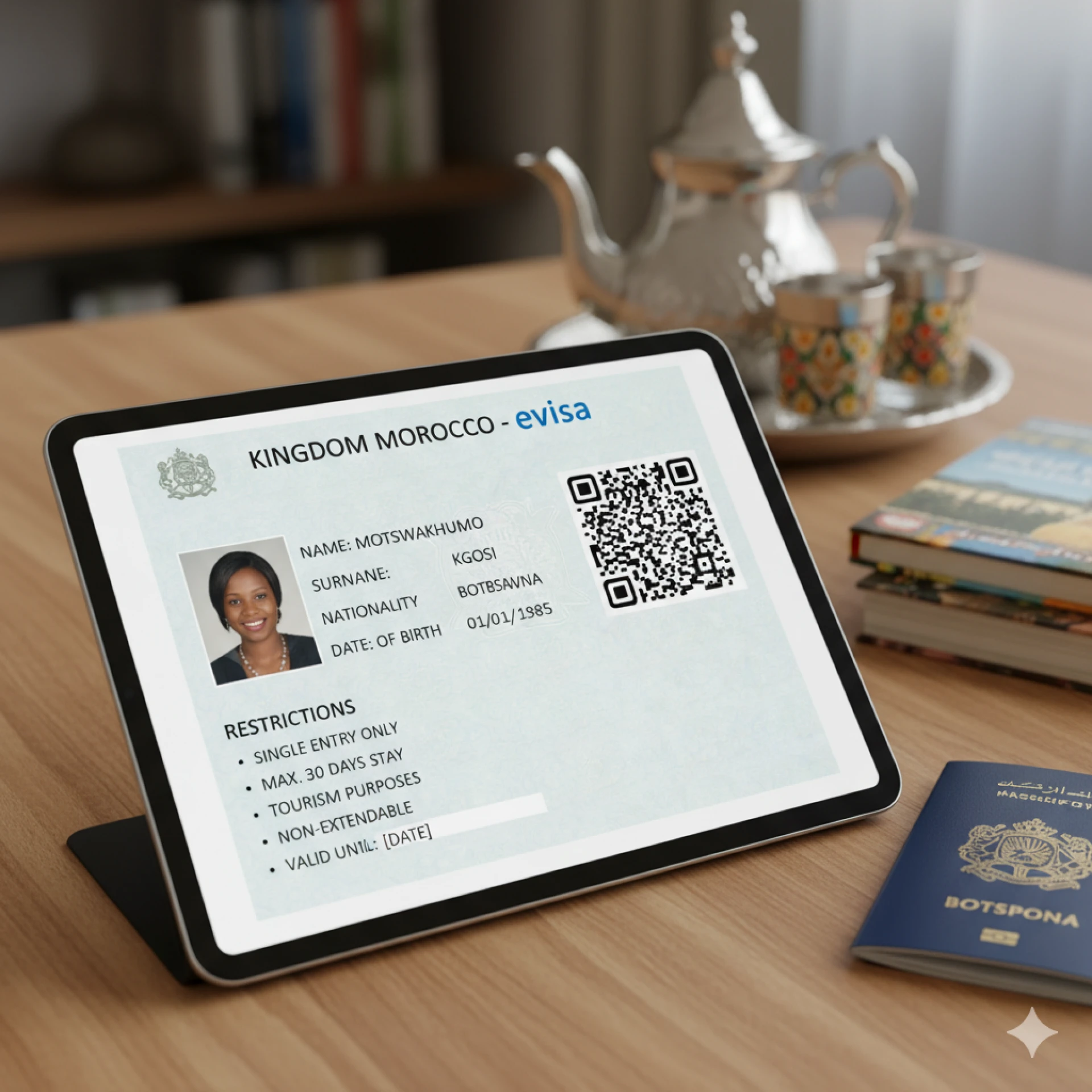 Moroccan visa requirements for Botswanan citizens