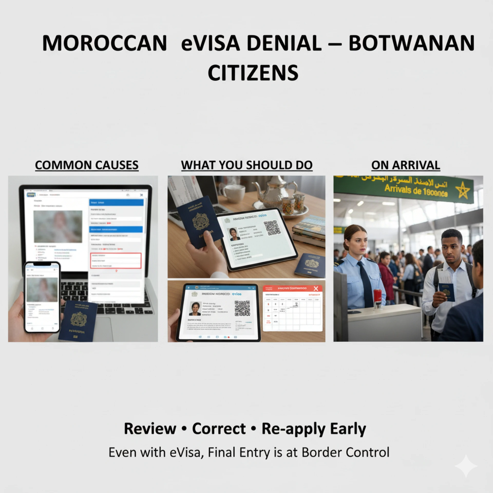 Moroccan visa requirements for Botswanan citizens
