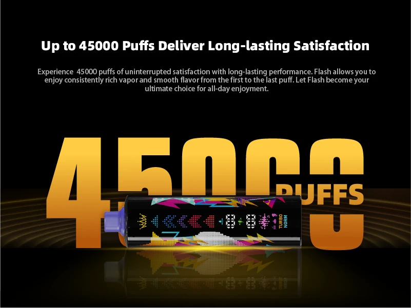 45,000 Puffs Meet Shisha-Grade Density: How HIIO Flash 45000 Redefines Ultra-Endurance DTL Vaping