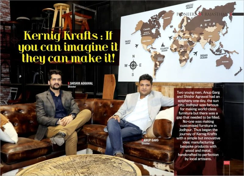 My Post Top Pioneer Furniture Manufacturers in Jodhpur: The Story of Kernig KraftsTitle