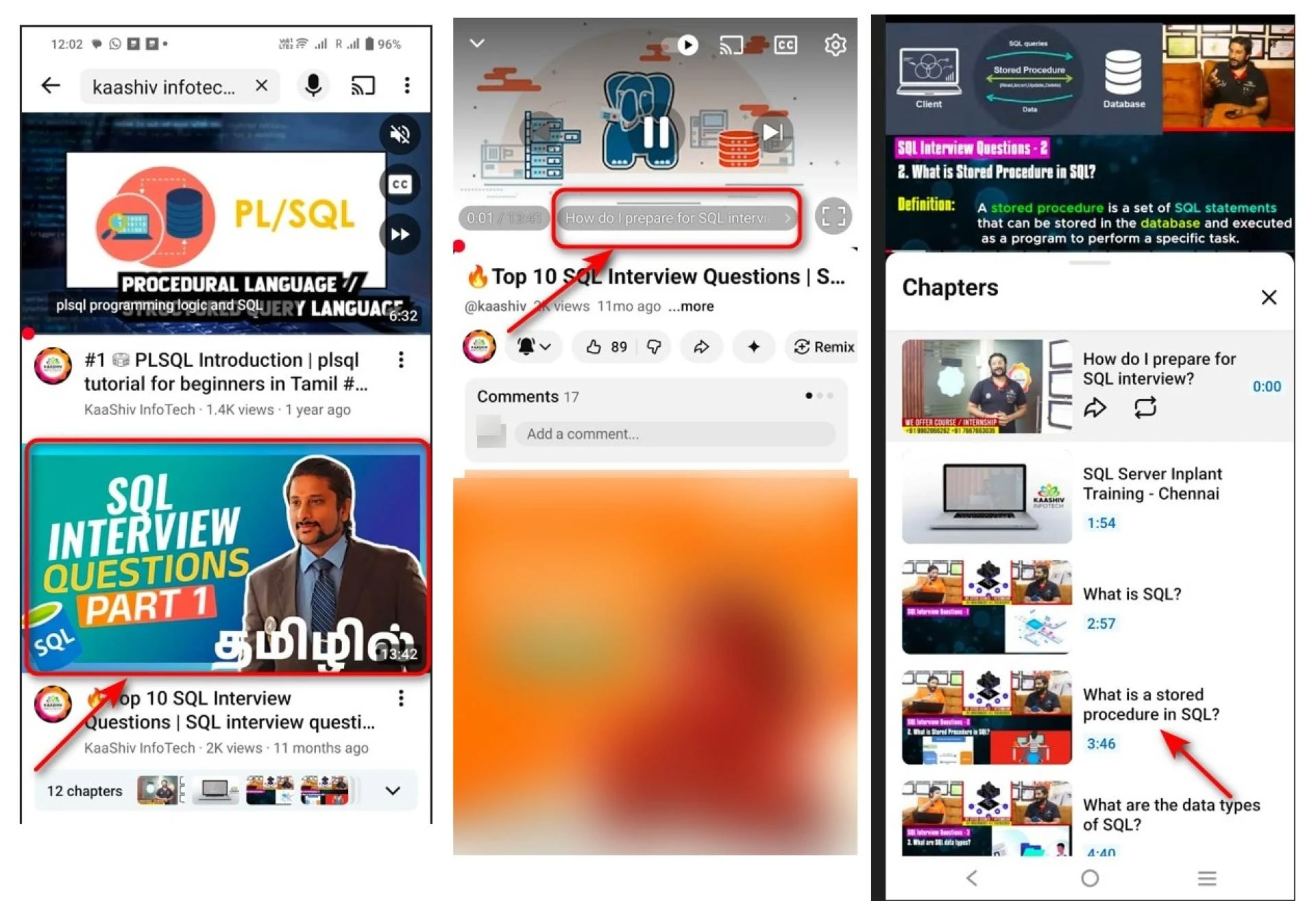 SQL - What Is StoredProcedure in sql