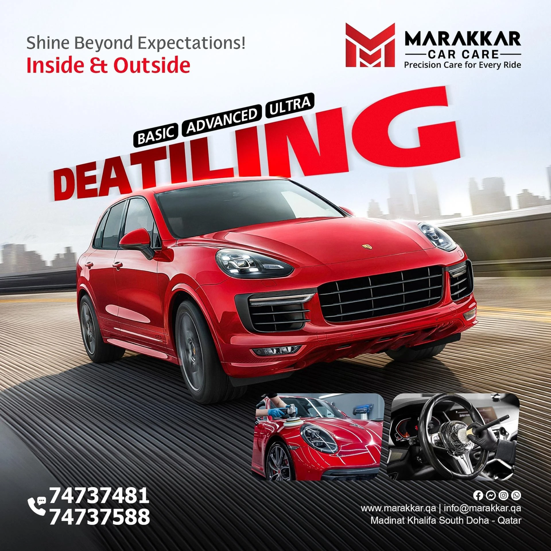 Markkar Wheels Auto Services in Bin Omran is the best vehicle tire and repair shop in Qatar.