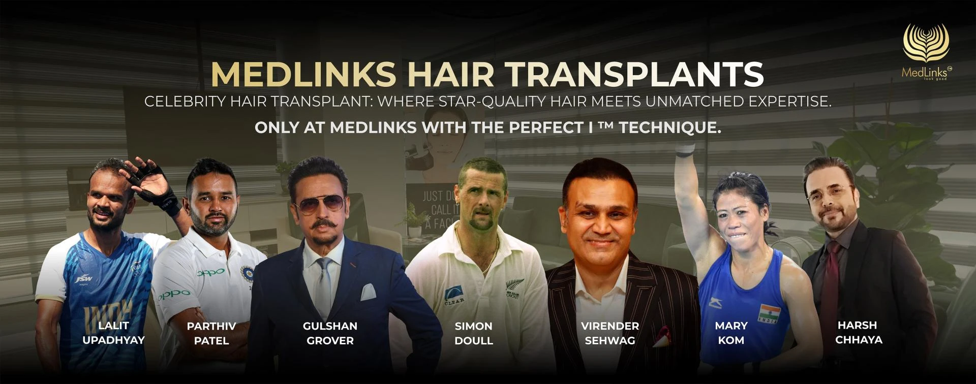 FUE Hair Transplant Cost in India at MedLinks Hair Transplant Clinic.