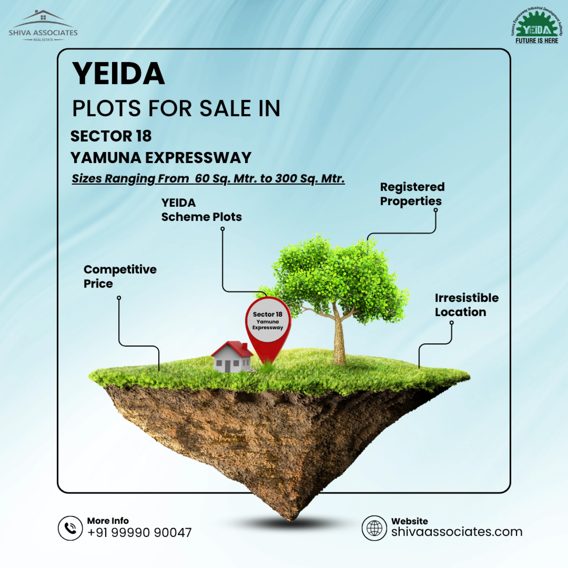 Plots for Sale in Sector 18, Yamuna Expressway.