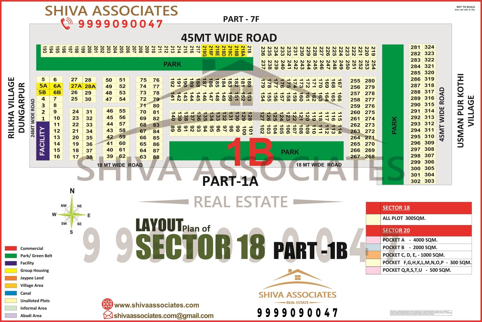 Plots for Sale in Sector 18, Yamuna Expressway.