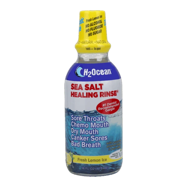 H2Ocean Healing Rinse – Arctic Ocean Mint: The #1 Natural Sea Salt Oral Rinse  