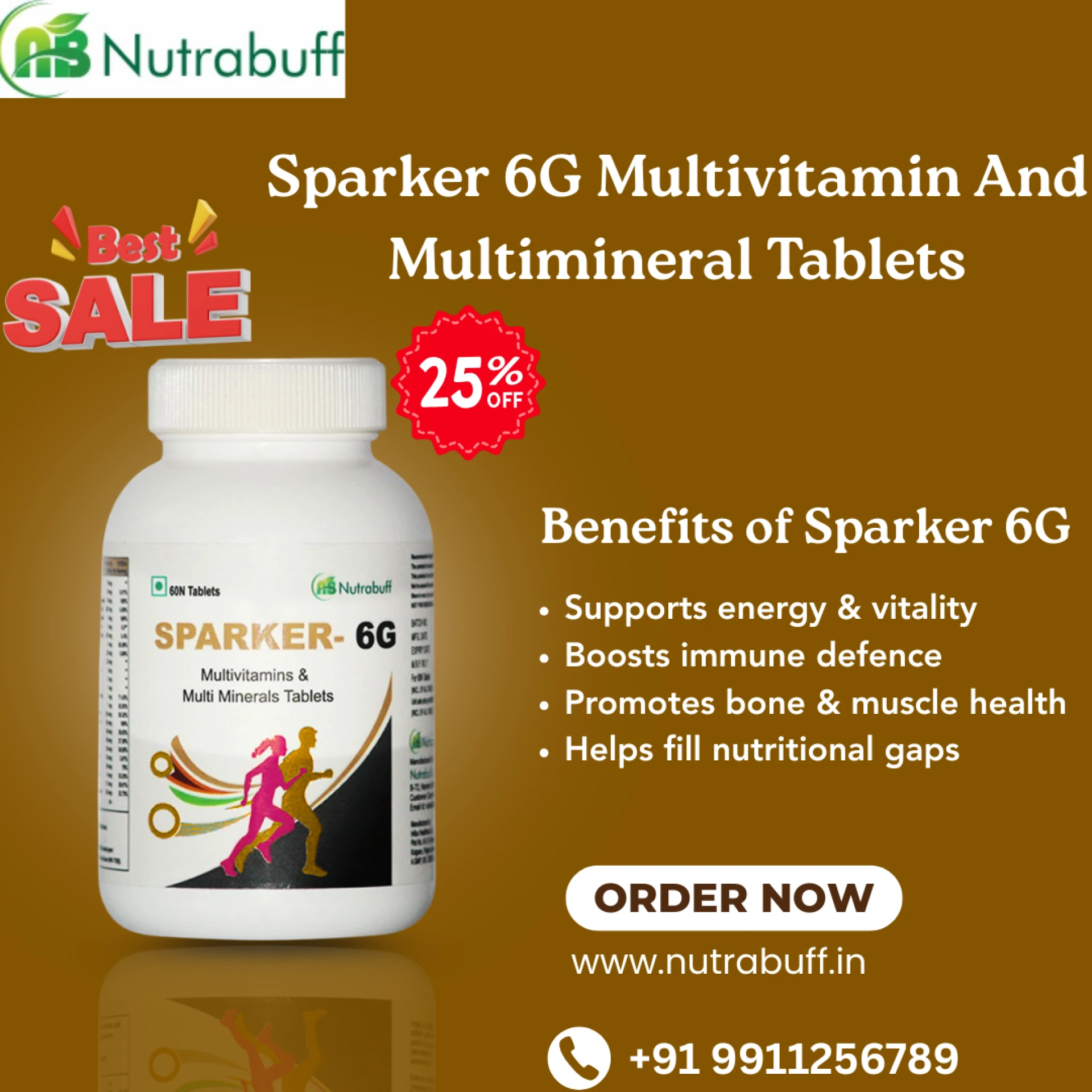 Nutrabuff - Multivitamins and Minerals Tablets Benefits