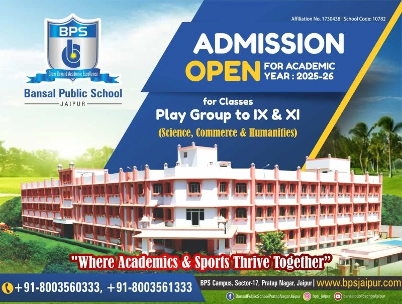 Bansal Public School Jaipur: Shaping Future Leaders with Excellence in Education