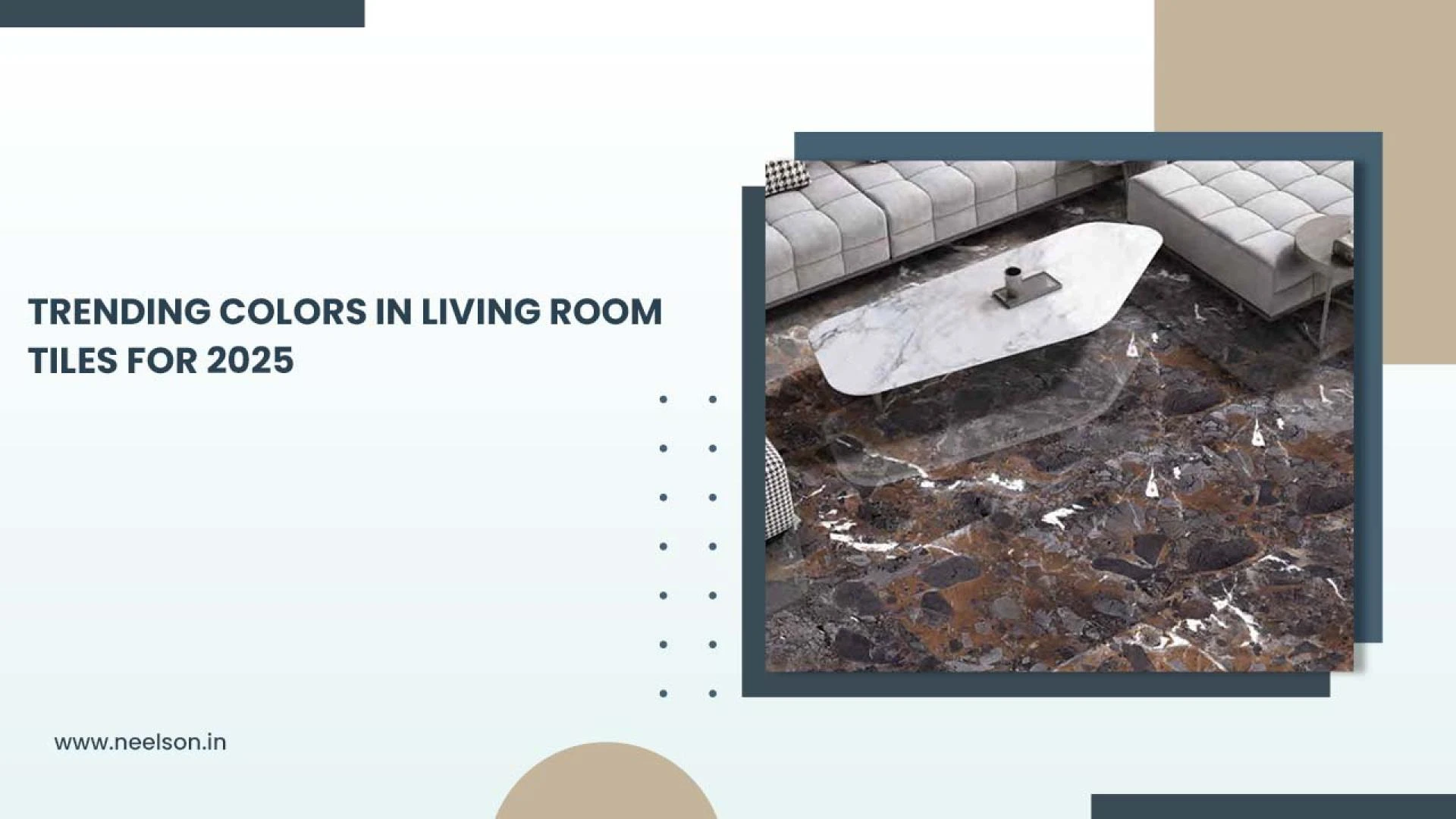 Trending Colors in Living Room Tiles for 2025