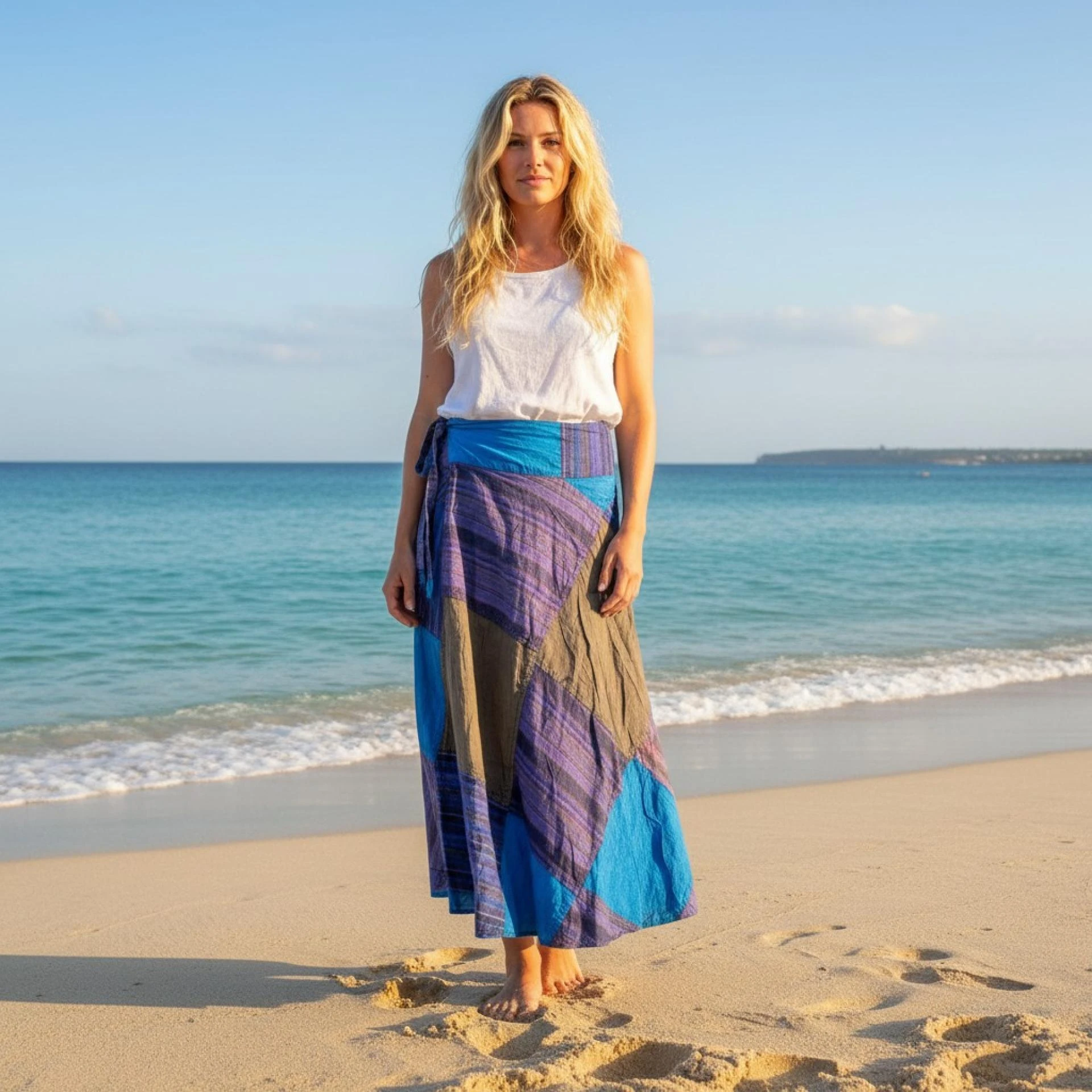 Effortless Holiday Resort Style: Boho Skirts and Handmade Treasures