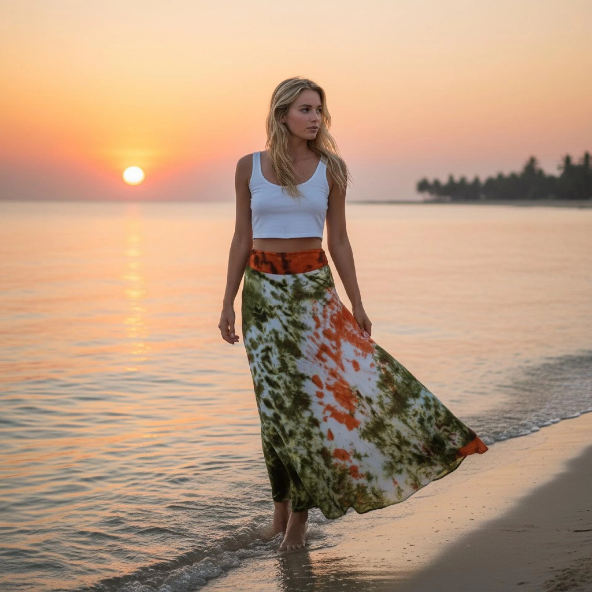 Effortless Holiday Resort Style: Boho Skirts and Handmade Treasures