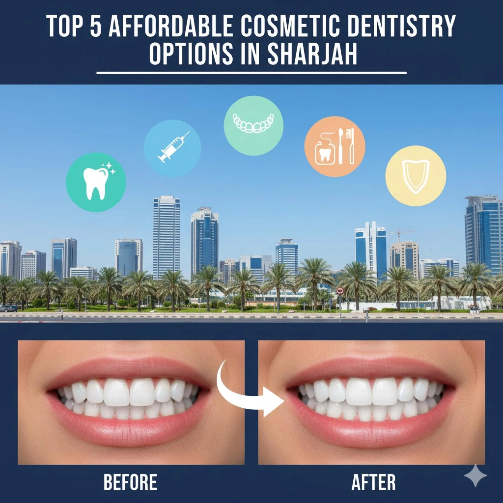Top 5 Affordable Cosmetic Dentistry Options in Sharjah