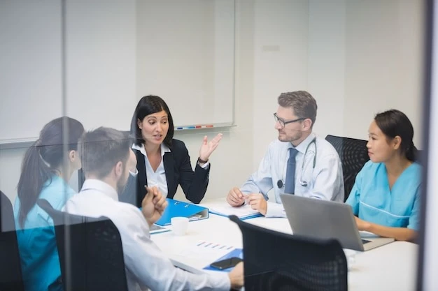 team of doctors in a meeting