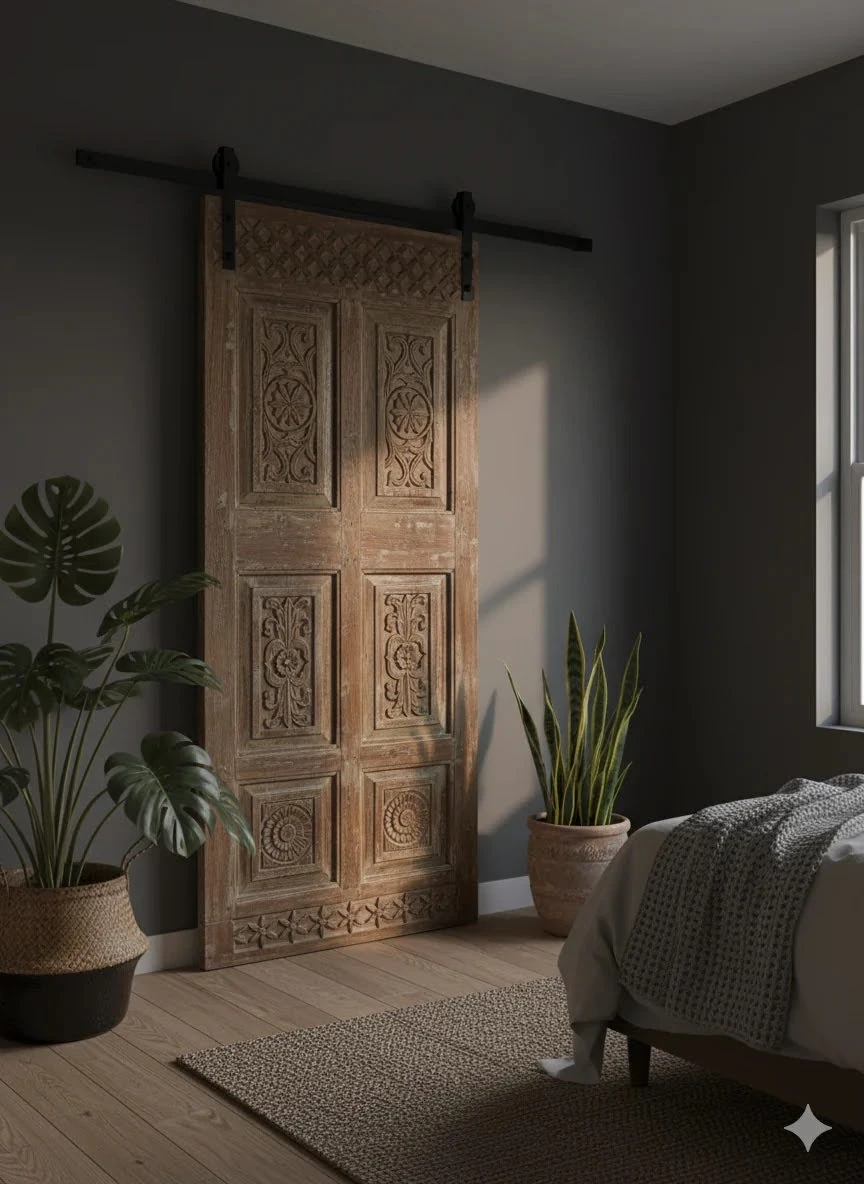 Carved Door Headboards: Where Wellness Meets Wall Art