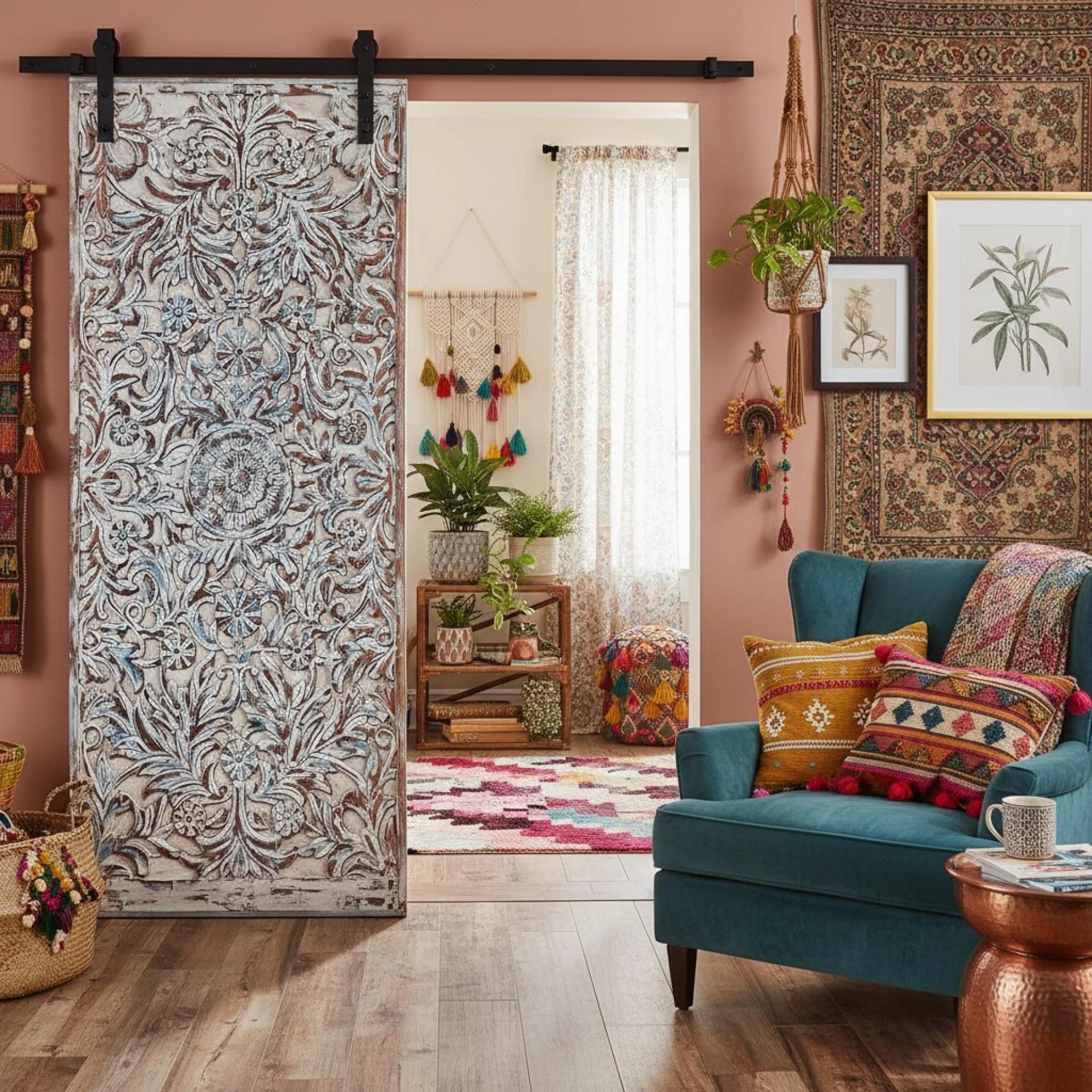 Carved Door Headboards: Where Wellness Meets Wall Art