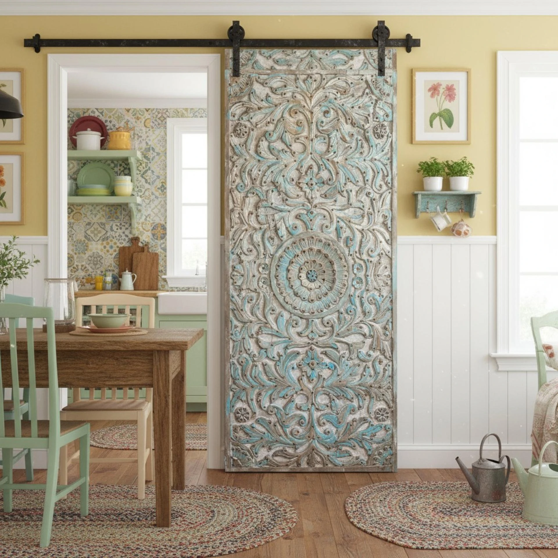 Bringing Nature Indoors with Mogul Interior Carved Doors