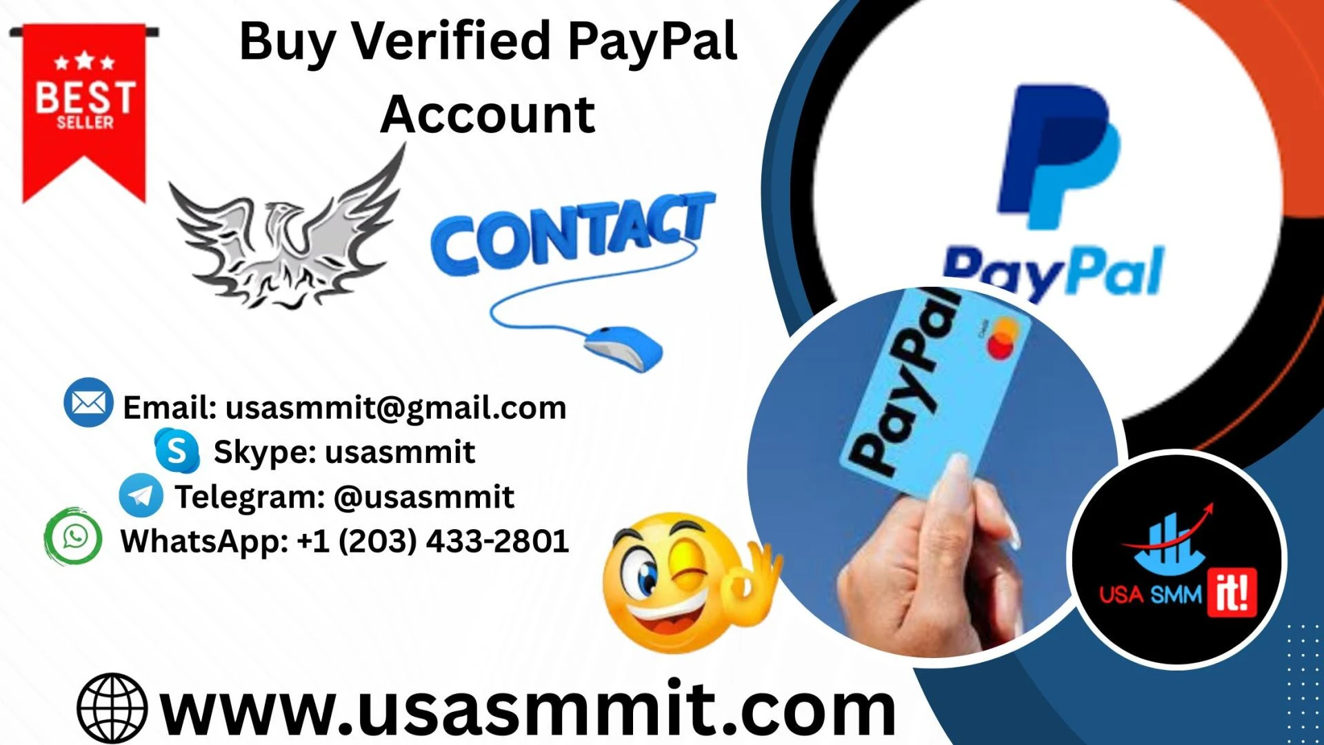 Buy Verified PayPal Accounts Safely in 2025 | USASMMIT