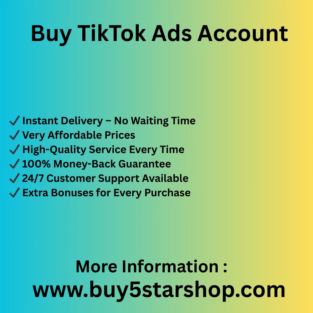 Fast-Track Your BUY TIKTOK ADS ACCOUNT