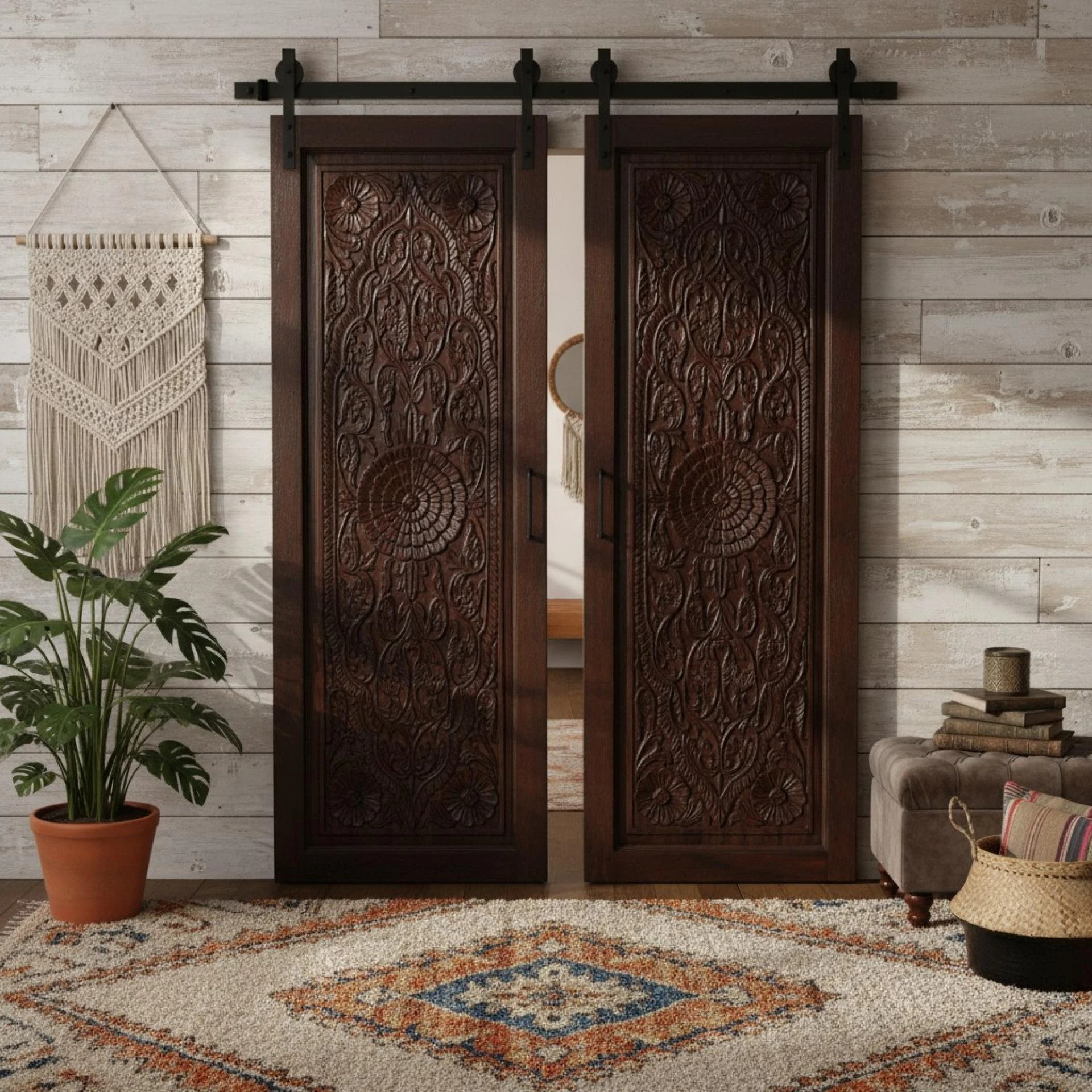 10 Ways to Style Carved Doors in Apartments