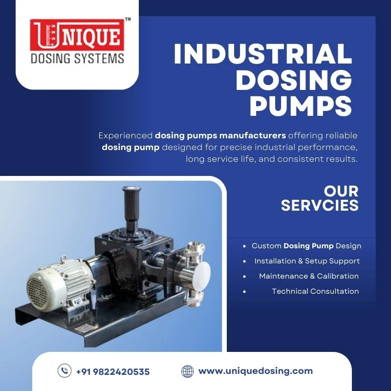 Dosing Pump Manufacturers & Industrial Dosing Solutions