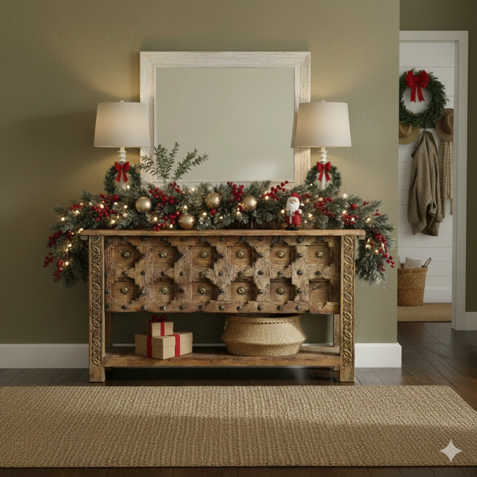 Rustic Gentlemen's Lodge: A Blend of Eclectic Style & Vintage Doors
