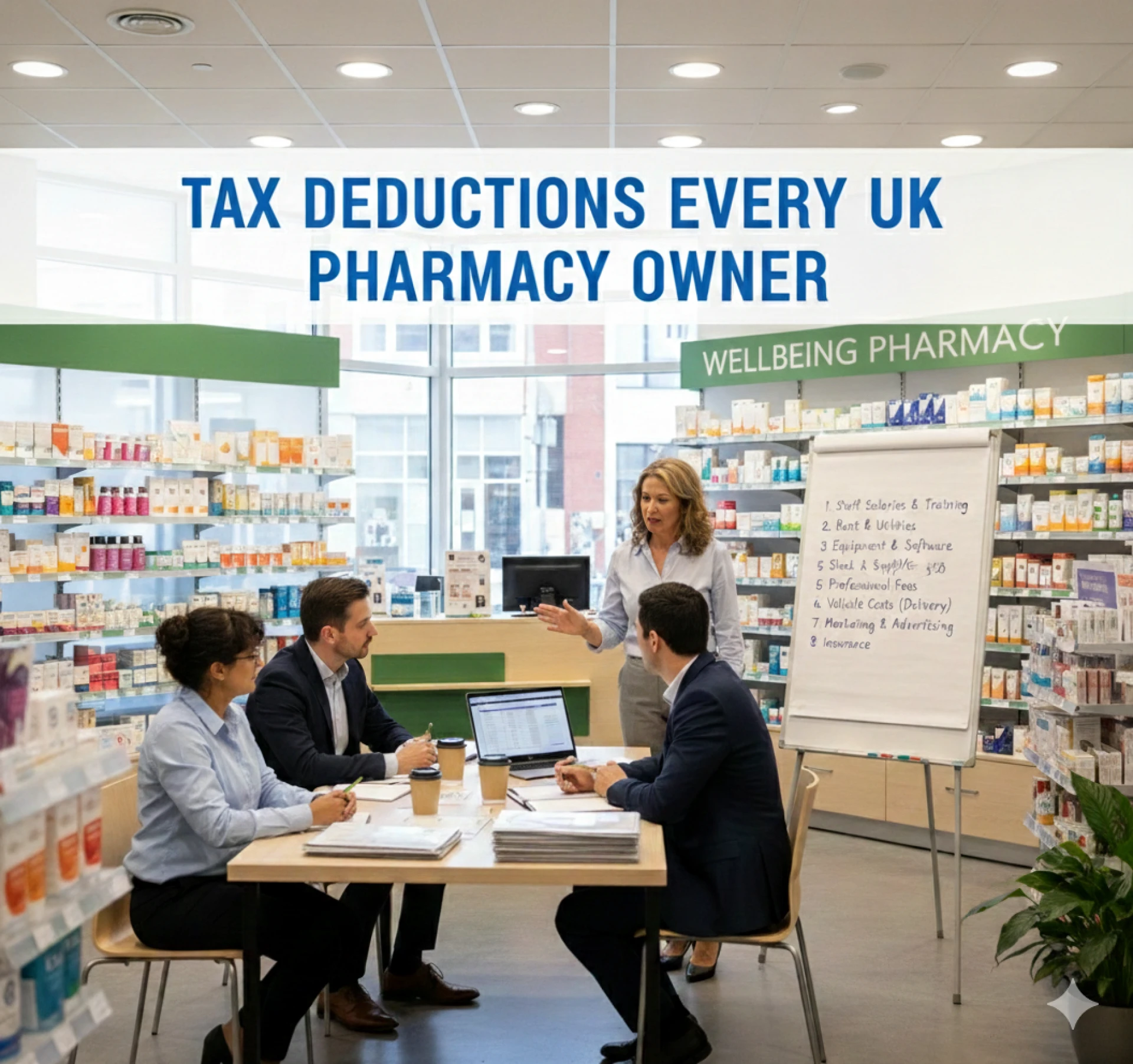 12 Essential Tax Deductions Every UK Pharmacy Owner Should Claim (2026 Guide)