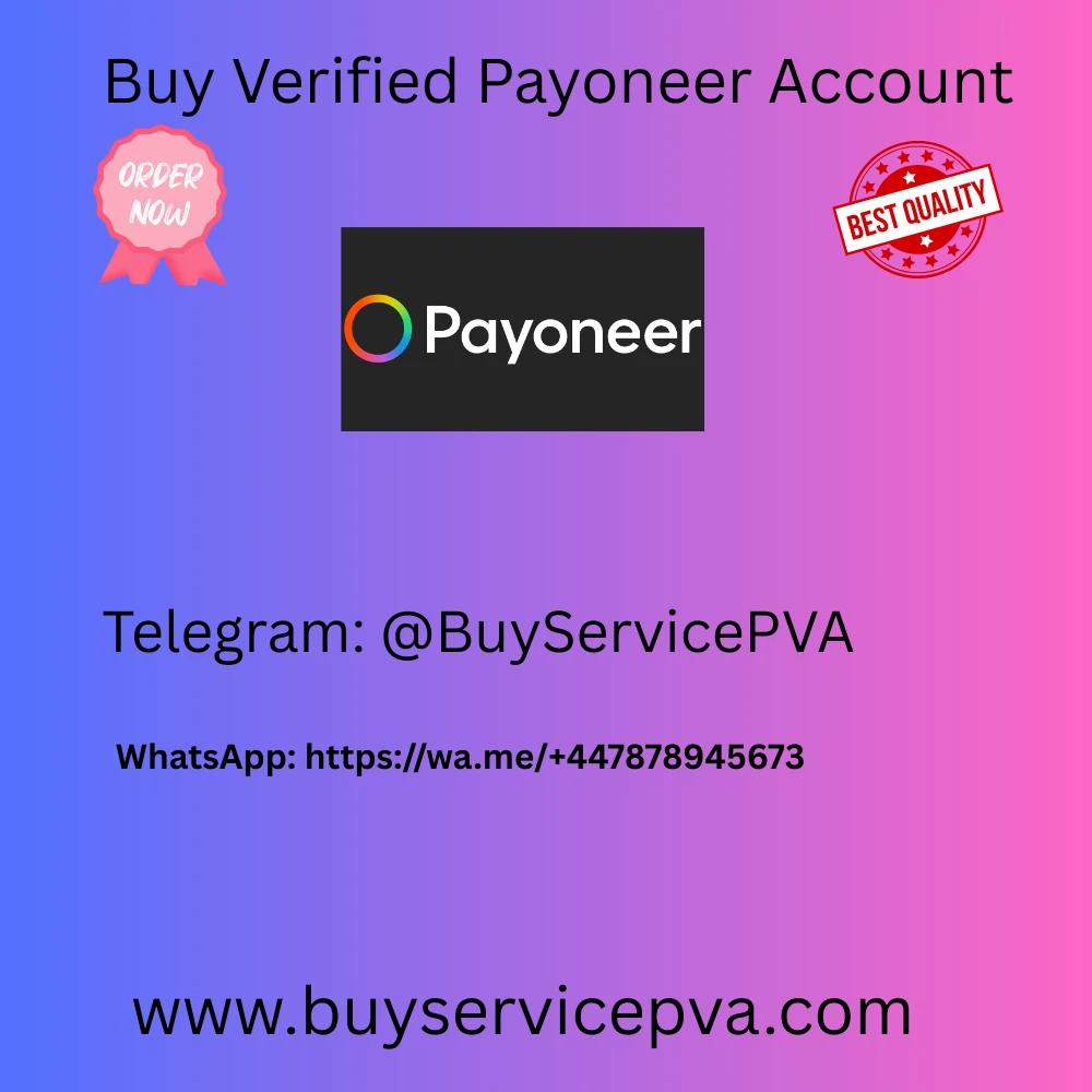 Get Rid of BUY VERIFIED PAYONEER ACCOUNT For Good
