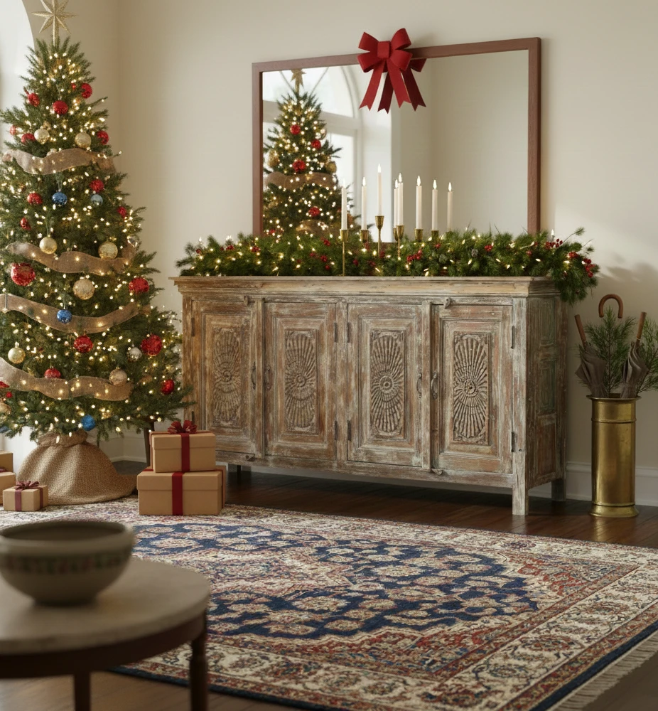 Vintage Farmhouse Allure: Handcrafted Shabby Chic Buffets & Sideboards