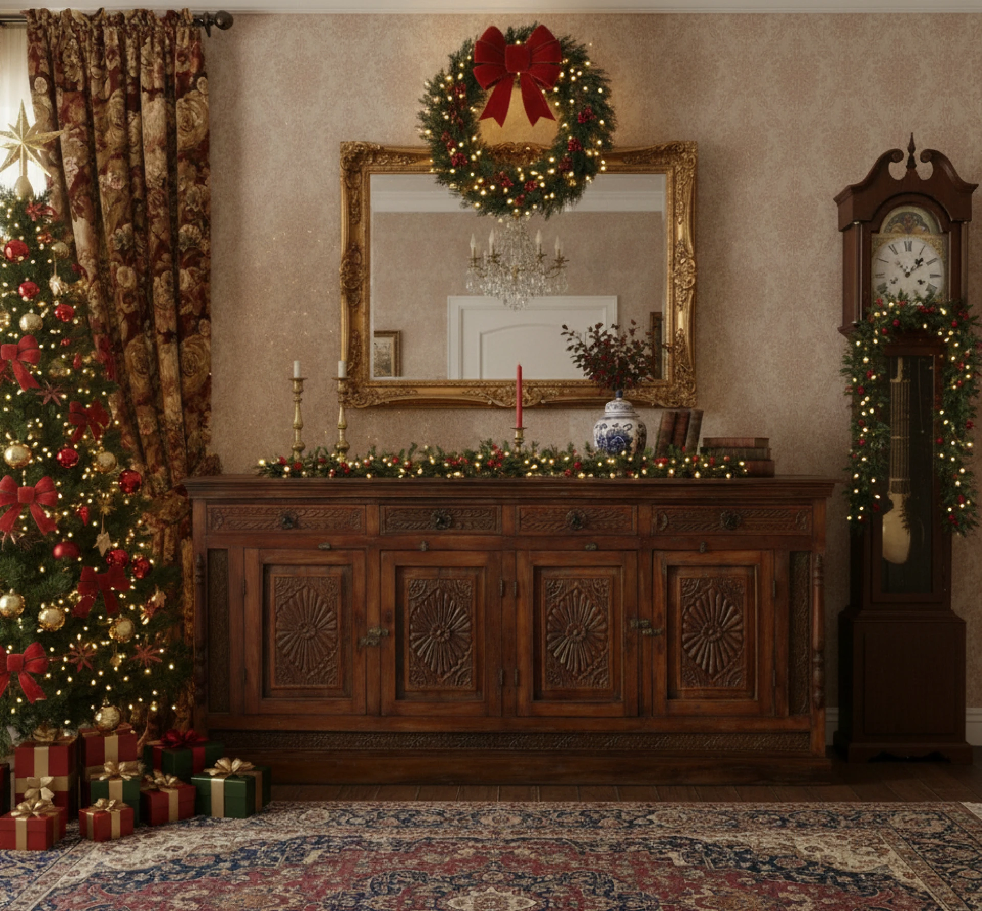 Vintage Farmhouse Allure: Handcrafted Shabby Chic Buffets & Sideboards